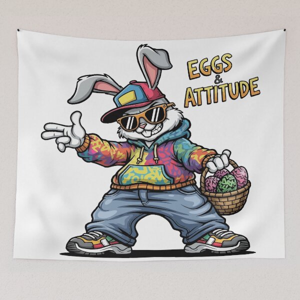 Item preview, FUNNY hip hop easter Egg-cellent Beats Only designed and sold by Uglyandcute.