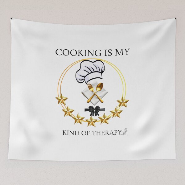 Item preview, Cooking is my kind of therapy, Chef life designed and sold by MMCollection99.