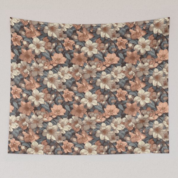 Item preview, Edgy Gardenias Texture  - Birthday Flower Pattern  - Mothers Day Gift For Mom designed and sold by RoyalStarsPatts.
