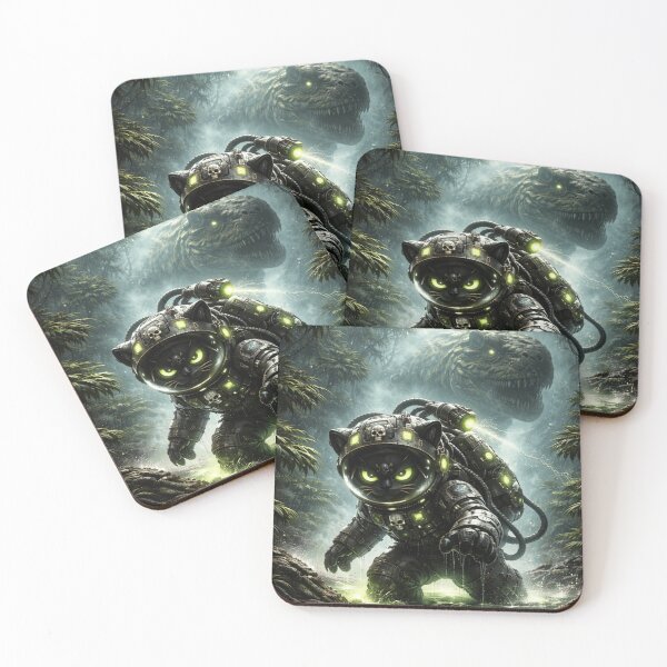 Item preview, Savage Mecha Cat designed and sold by FontheadArt.