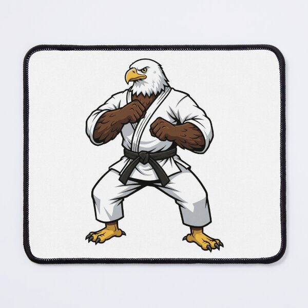 Item preview, Karate Eagle Martial Arts Black Belt Mascot designed and sold by k3rstman1.