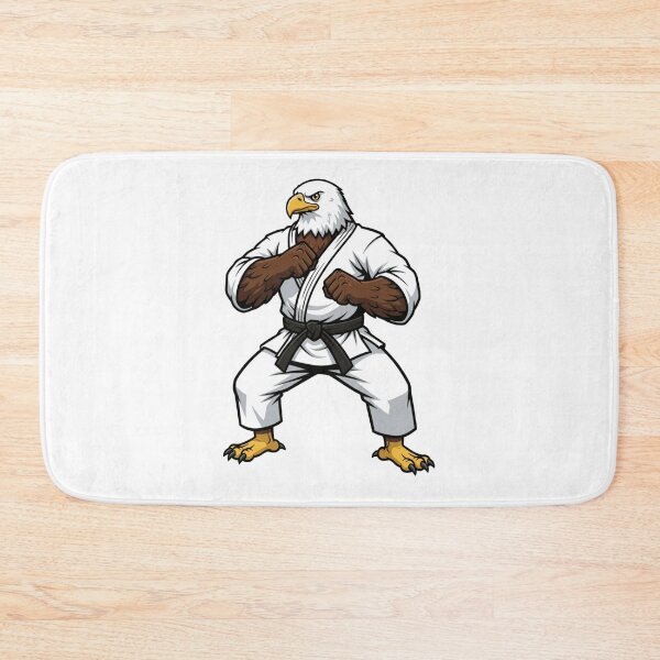 Item preview, Karate Eagle Martial Arts Black Belt Mascot designed and sold by k3rstman1.