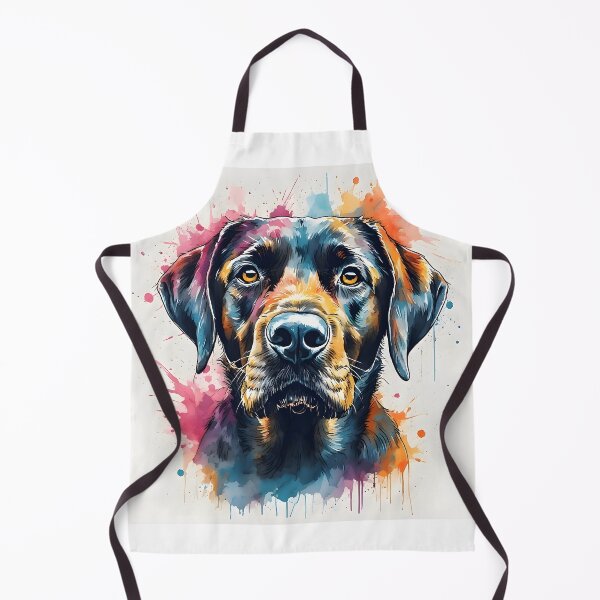 Item preview, Gentle Gaze in Hues Black Pup designed and sold by DogLoveArt.