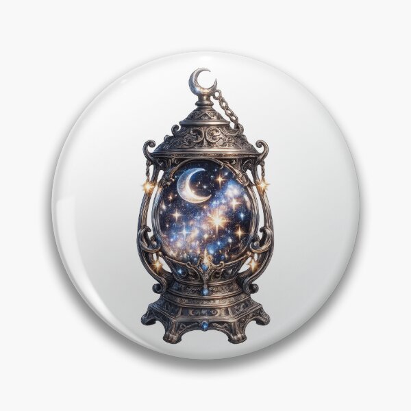 Item preview, Moonlit Lantern Relic with Trapped Stars  designed and sold by jgvisualarts.