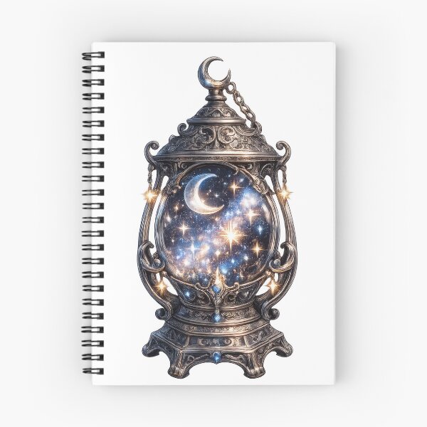 Item preview, Moonlit Lantern Relic with Trapped Stars  designed and sold by jgvisualarts.