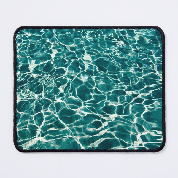 Item preview, Turquoise Pool Wave | Crystal Clear Water Texture designed and sold by Rawafi Art Studio.