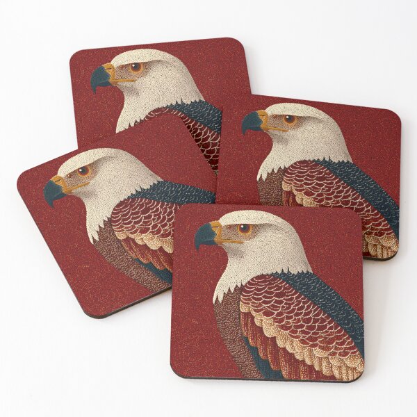 Item preview, Red Textured Eagle designed and sold by daila70.