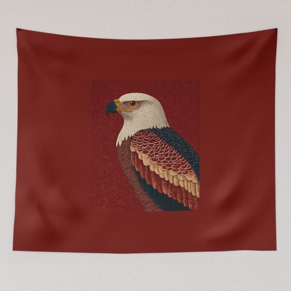 Item preview, Red Textured Eagle designed and sold by daila70.