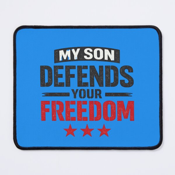 Item preview, Proud Military Mom Gift – My Son Defends Freedom designed and sold by vampbabe54.