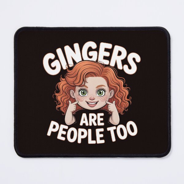 Item preview, Gingers Are People Too – Redhead Joke Ginger Humor Quote designed and sold by Redgiant87x.