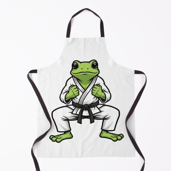 Item preview, Karate Frog Martial Artist Black Belt Gi designed and sold by k3rstman1.