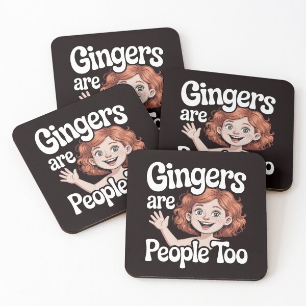 Item preview, Gingers Are People Too – Funny Ginger Humor Saying designed and sold by Redgiant87x.
