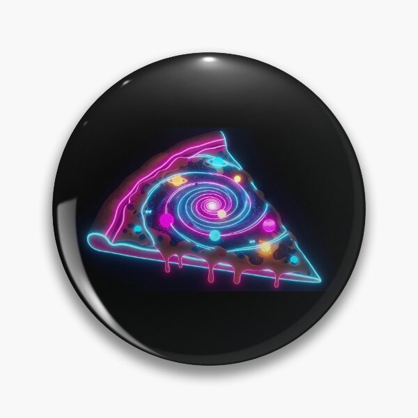 Item preview, Cosmic Pizza Slice - Galactic Cheese Spiral Space Art designed and sold by powersunlight.