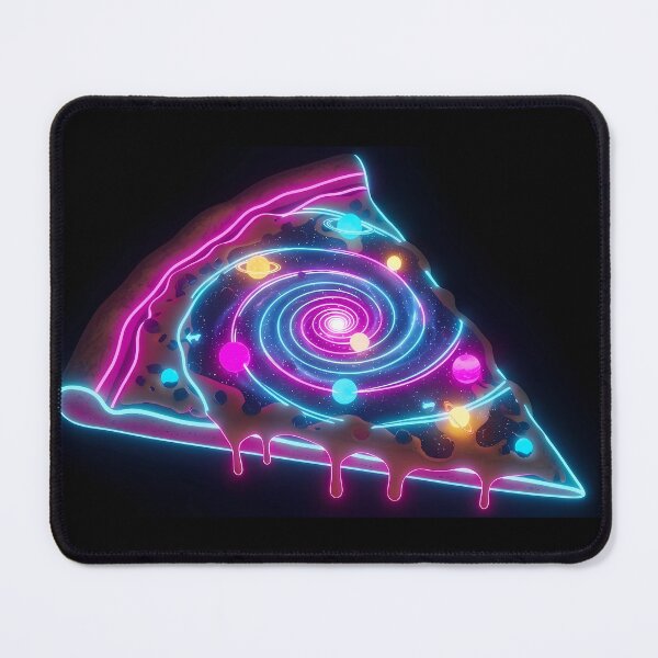 Item preview, Cosmic Pizza Slice - Galactic Cheese Spiral Space Art designed and sold by powersunlight.