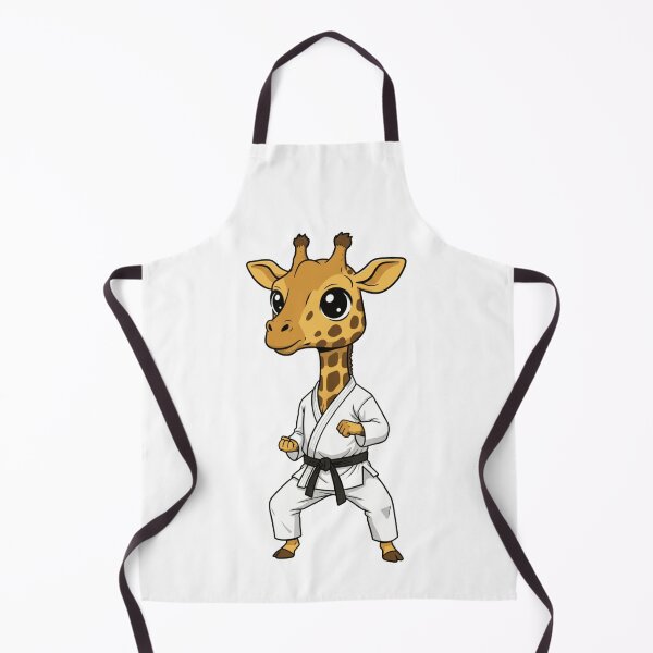 Artikelvorschau, Kampfkunst Chibi Giraffe Schwarzgurt Sensei entworfen und verkauft von k3rstman1.