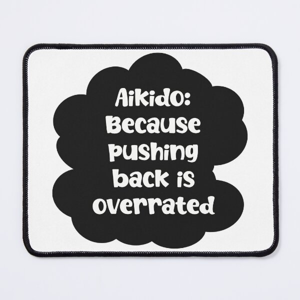 Item preview, Aikido - Pushing back designed and sold by The Dotted Brush.