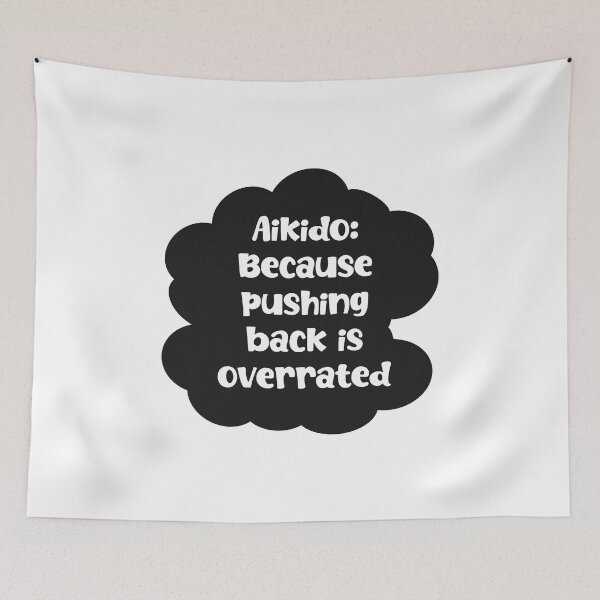 Item preview, Aikido - Pushing back designed and sold by The Dotted Brush.