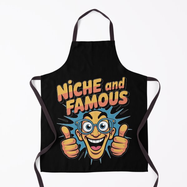 Item preview, Nice and Famous – Funny Niche Creator Meme Sticker for Entrepreneurs designed and sold by HubCreates.