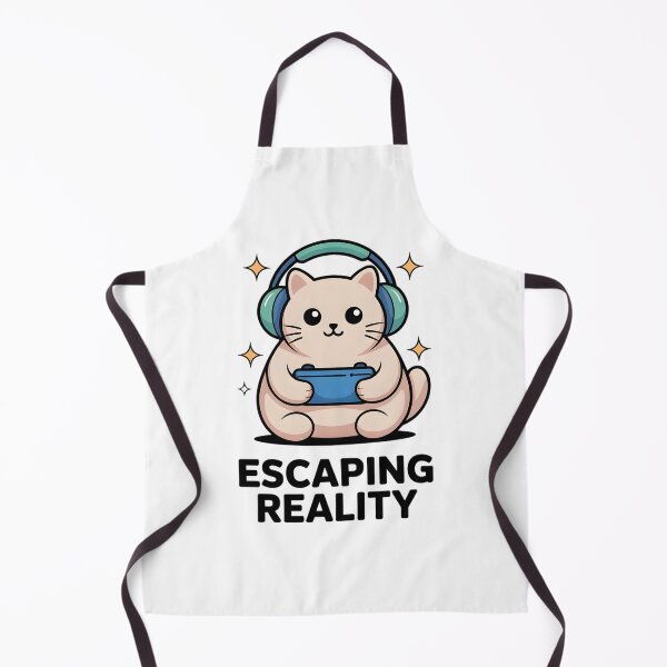 Item preview, Cute Cozy Gamer Cat Sticker Set - Escaping Reality Art designed and sold by Mr-wow.