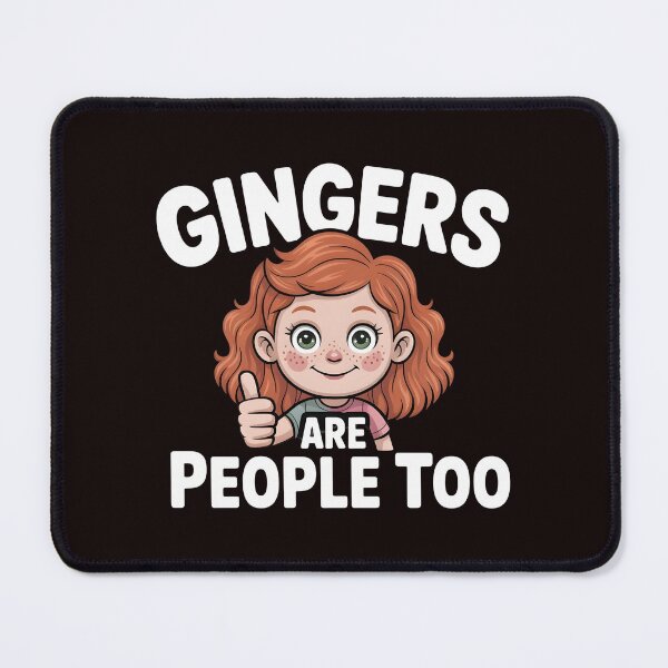 Item preview, Gingers Are People Too – Redhead Humor Funny Saying designed and sold by Redgiant87x.