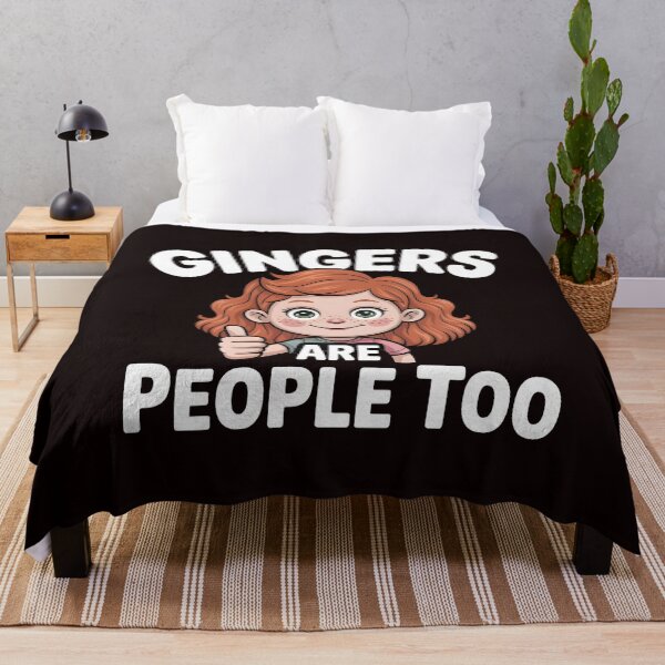 Item preview, Gingers Are People Too – Redhead Humor Funny Saying designed and sold by Redgiant87x.
