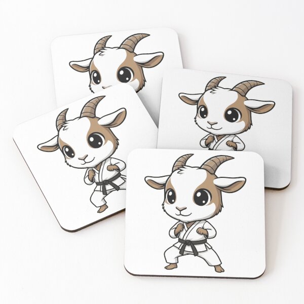 Item preview, Kawaii Karate Goat Chibi Martial Arts Master designed and sold by k3rstman1.