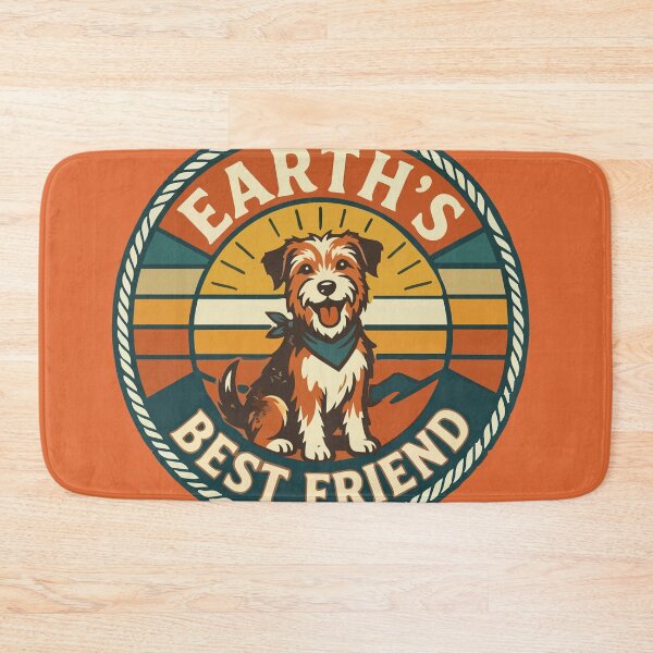 Item preview, Earth's Best Friend Vintage Dog Badge designed and sold by BestChoiceService.