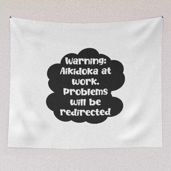 Item preview, Aikido - Problems Redirected designed and sold by The Dotted Brush.