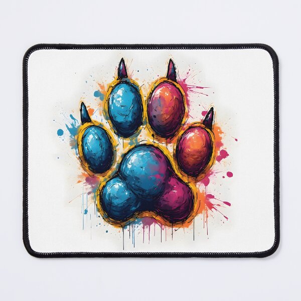 Item preview, Paw in Pastel Dreams  designed and sold by DogLoveArt.