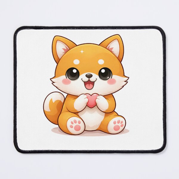 Item preview, Kawaii Fox Cute Cartoon Animal Sticker for Kids & Animal Lovers designed and sold by RickE.