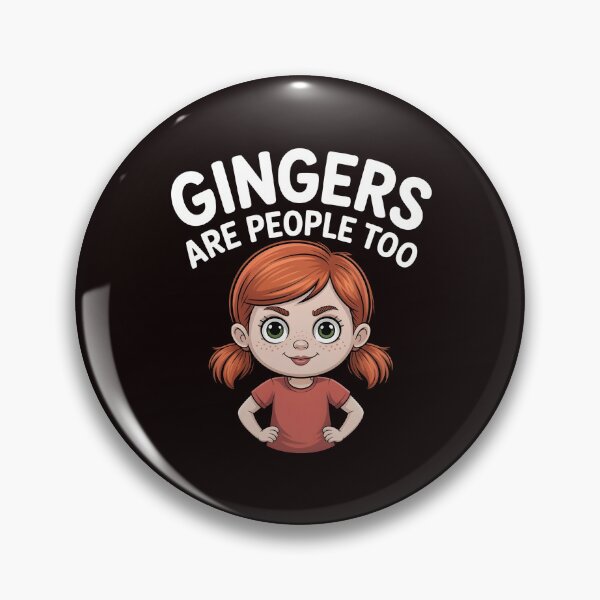 Item preview, Gingers Are People Too – Ginger Humor Redhead Joke Design designed and sold by Redgiant87x.