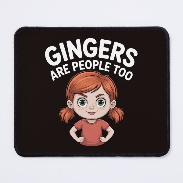Item preview, Gingers Are People Too – Ginger Humor Redhead Joke Design designed and sold by Redgiant87x.