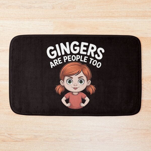 Item preview, Gingers Are People Too – Ginger Humor Redhead Joke Design designed and sold by Redgiant87x.