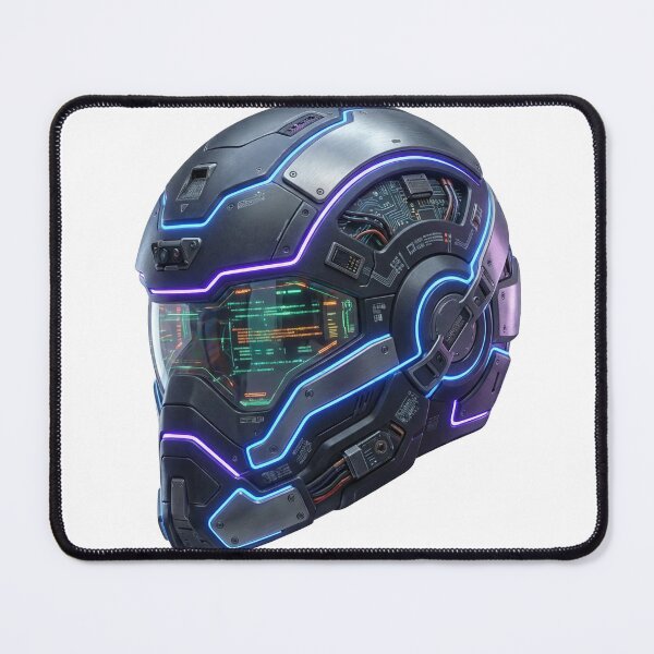 Item preview, Science Fiction Helmet | Neon Explorer designed and sold by Tee-Tribu.