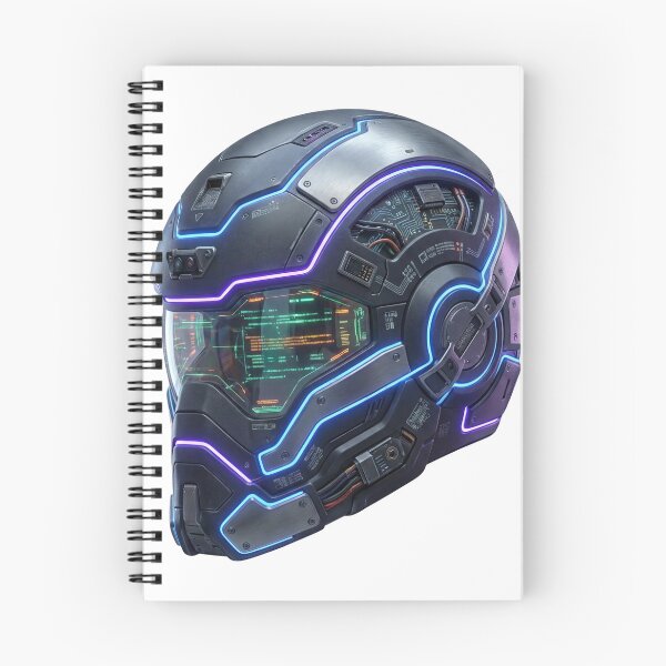 Item preview, Science Fiction Helmet | Neon Explorer designed and sold by Tee-Tribu.