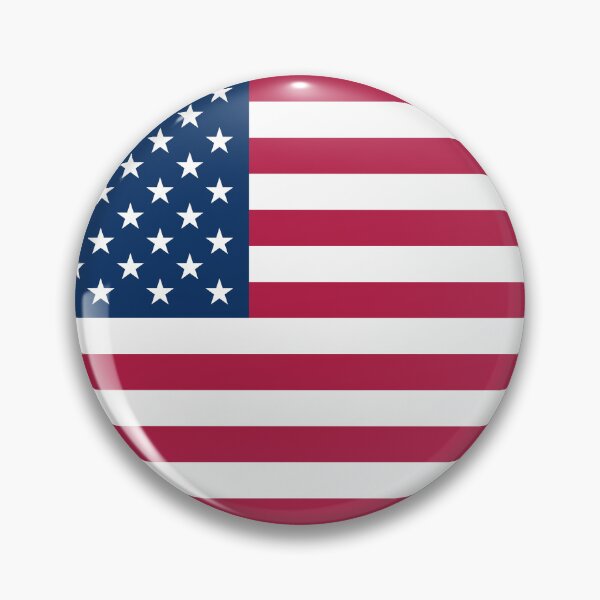 Item preview, USA Round Flag American Patriotic Symbol designed and sold by NTGUILTY.