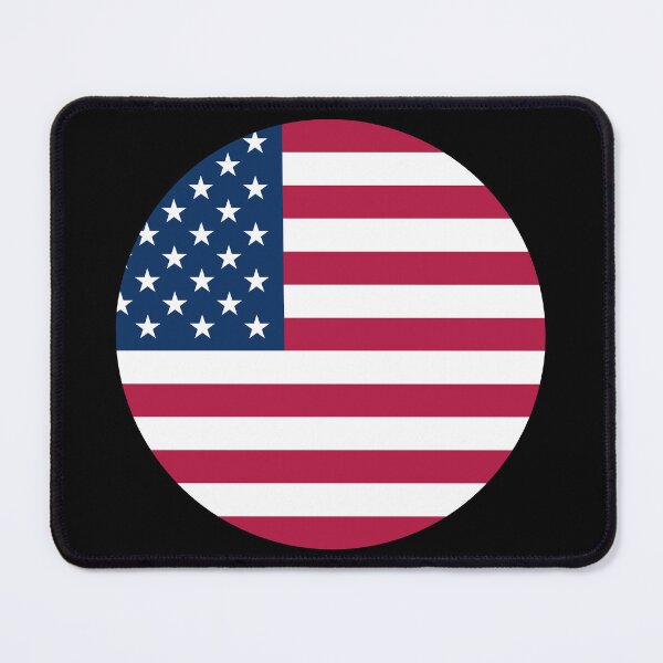 Item preview, USA Round Flag American Patriotic Symbol designed and sold by NTGUILTY.