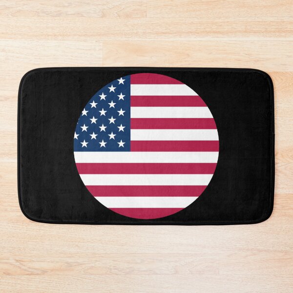 Item preview, USA Round Flag American Patriotic Symbol designed and sold by NTGUILTY.