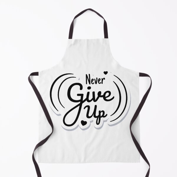 Item preview, Never Give Up Motivational Quote Typography Design  designed and sold by FunSticky14.