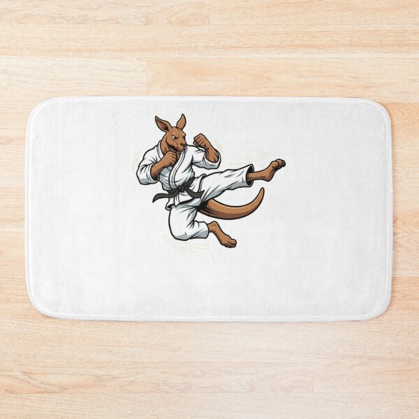 Item preview, Karate Kangaroo Martial Artist Black Belt Kick designed and sold by k3rstman1.