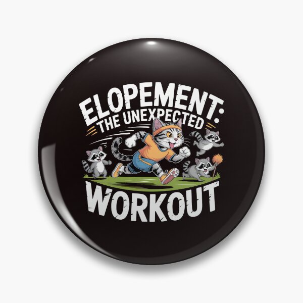 Item preview, Elopement The Unexpected Workout – Funny Autism Awareness Raccoon Otter designed and sold by Redgiant87x.