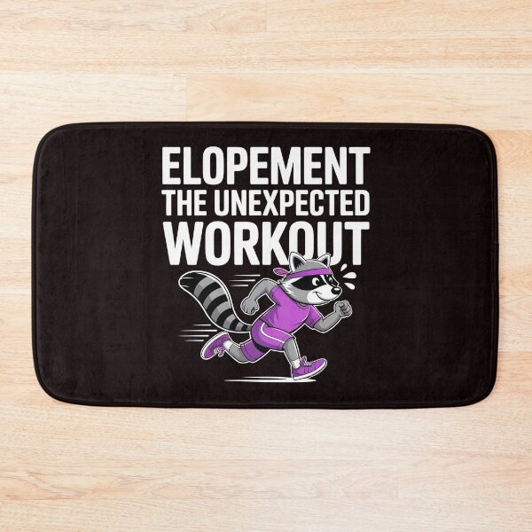 Item preview, Elopement The Unexpected Workout – Otter Raccoon Funny Autism Awareness designed and sold by Redgiant87x.