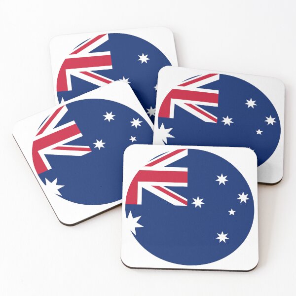 Item preview, Australia Round Flag Australian Patriotic Heritage designed and sold by NTGUILTY.