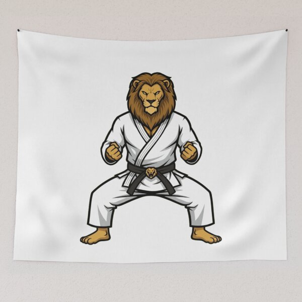 Item preview, Martial Arts Lion Sensei Karate Black Belt designed and sold by k3rstman1.
