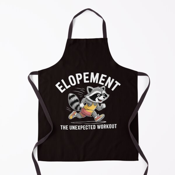 Item preview, Elopement The Unexpected Workout – Raccoon Otter Autism Awareness Humor designed and sold by Redgiant87x.