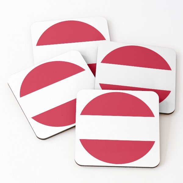 Item preview, Austria Round Flag Austrian Patriotic Heritage designed and sold by NTGUILTY.