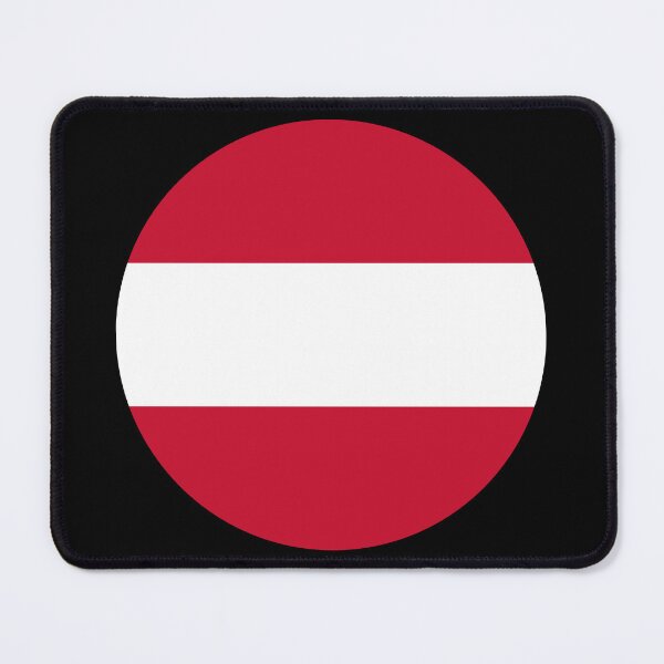 Item preview, Austria Round Flag Austrian Patriotic Heritage designed and sold by NTGUILTY.
