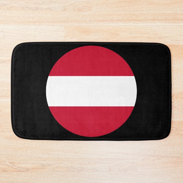 Item preview, Austria Round Flag Austrian Patriotic Heritage designed and sold by NTGUILTY.