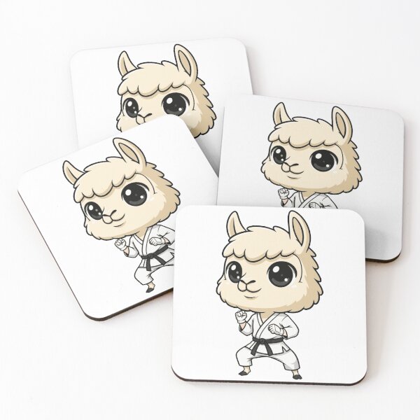Item preview, Cute Chibi Karate Llama Martial Arts designed and sold by k3rstman1.