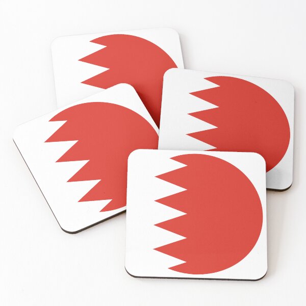 Item preview, Bahrain Round Flag Bahraini Patriotic Heritage designed and sold by NTGUILTY.